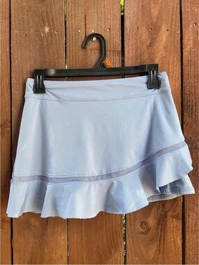 INPHORM Dusty Blue Tennis Sporty Classic Core Skirt Skort Sz S
